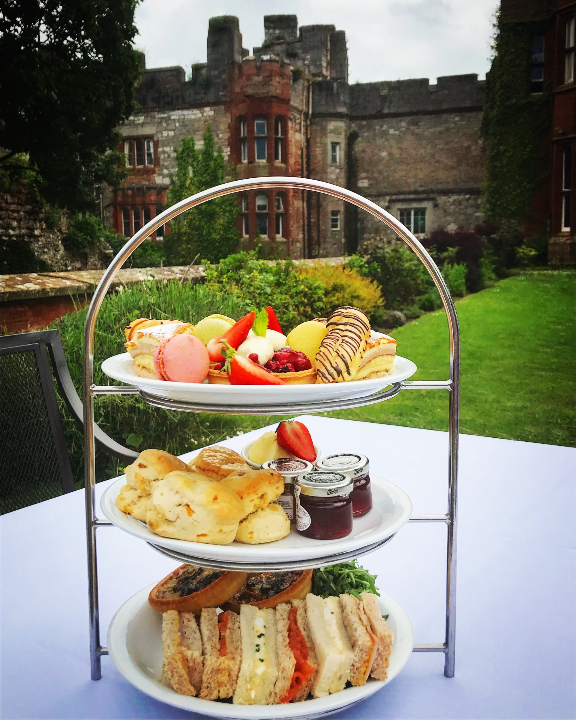 ruthin castle hotel afternoon tea